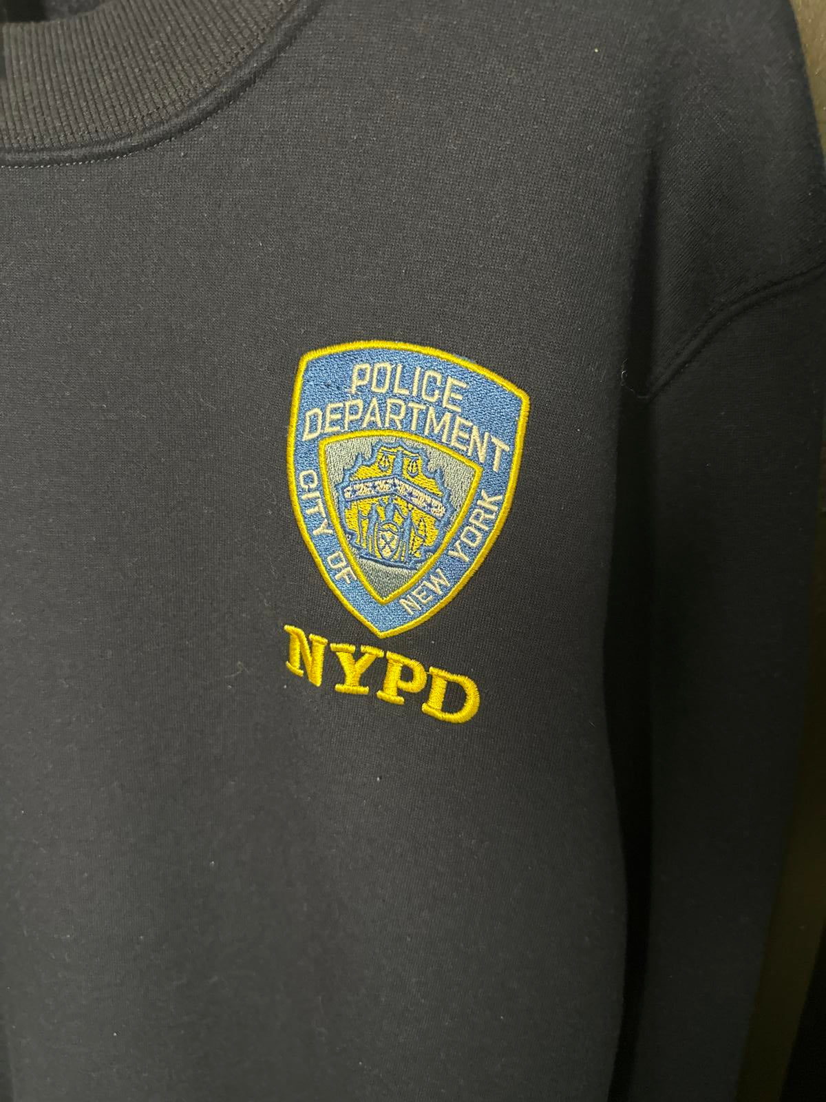 NYPD Police Department Mens Sweatshirt