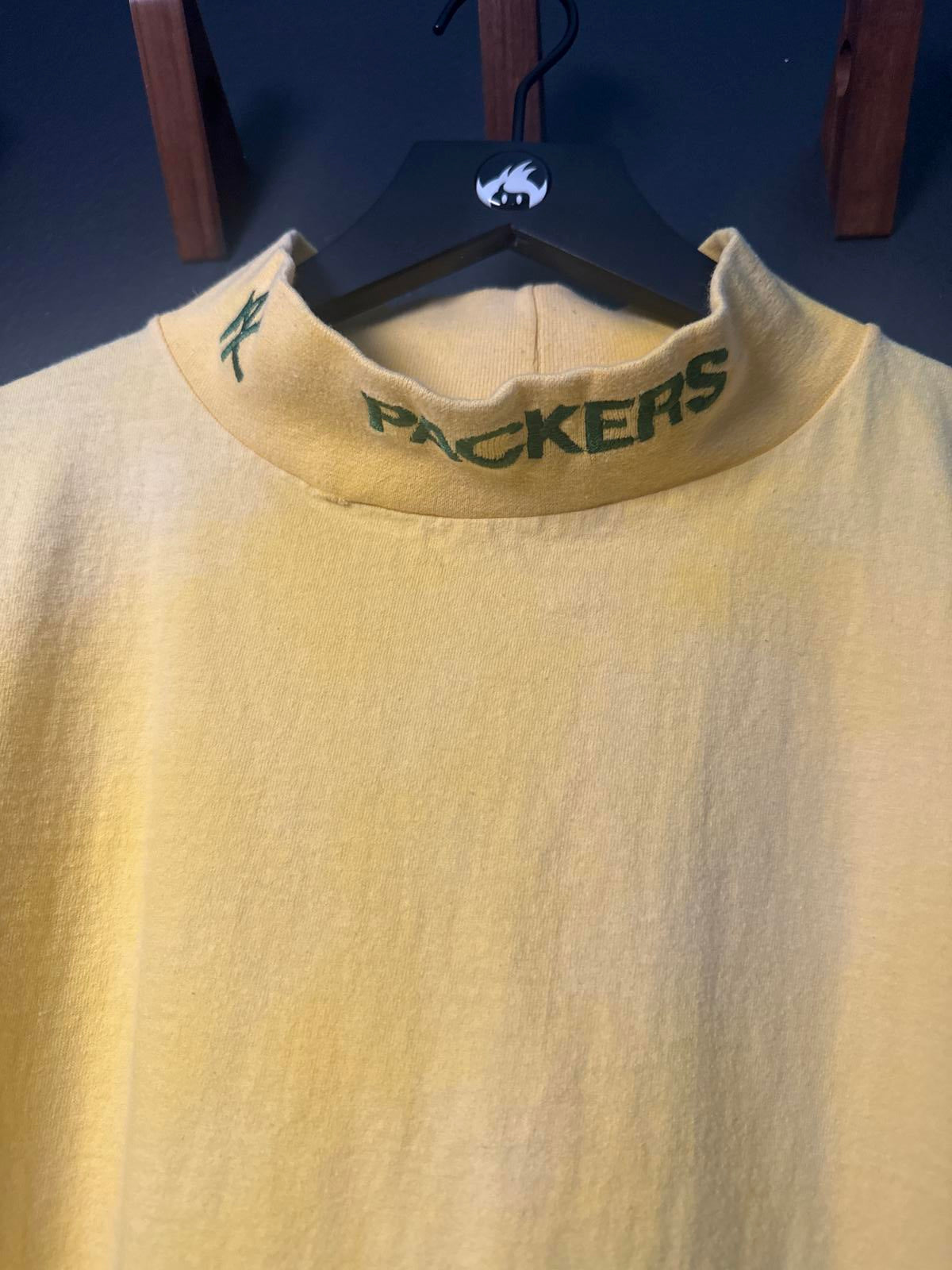Vintage Green Bay Packers Yellow Long Sleeve Tee