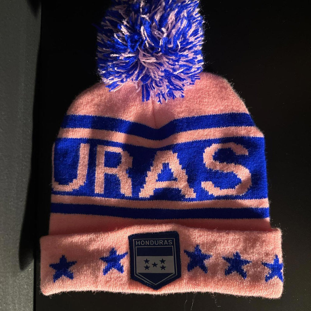 Men's Pink and Multi Hat