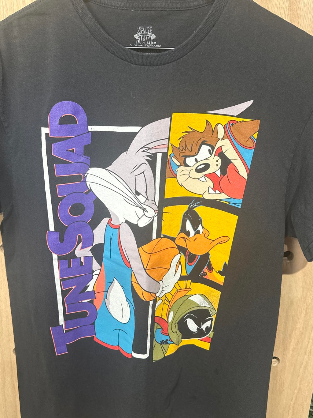 Space Jam Tune Squad Men's Black Graphic T-Shirt