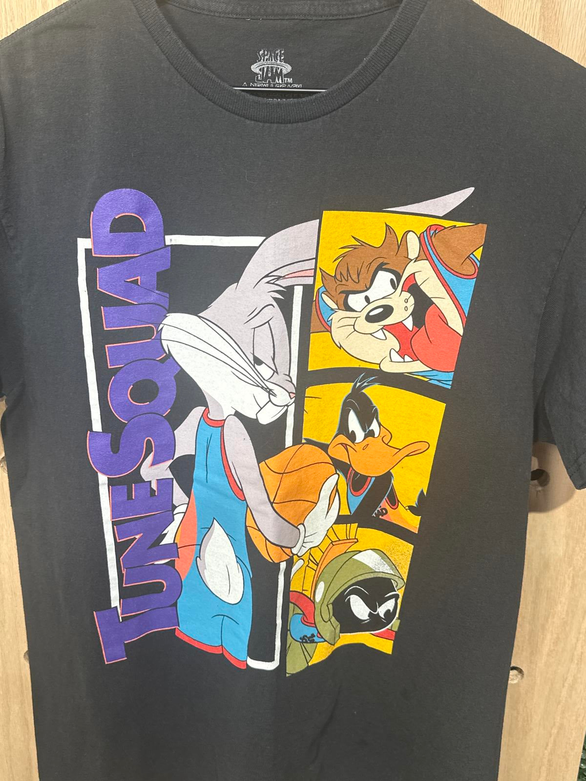 Space Jam Tune Squad Men's Black Graphic T-Shirt