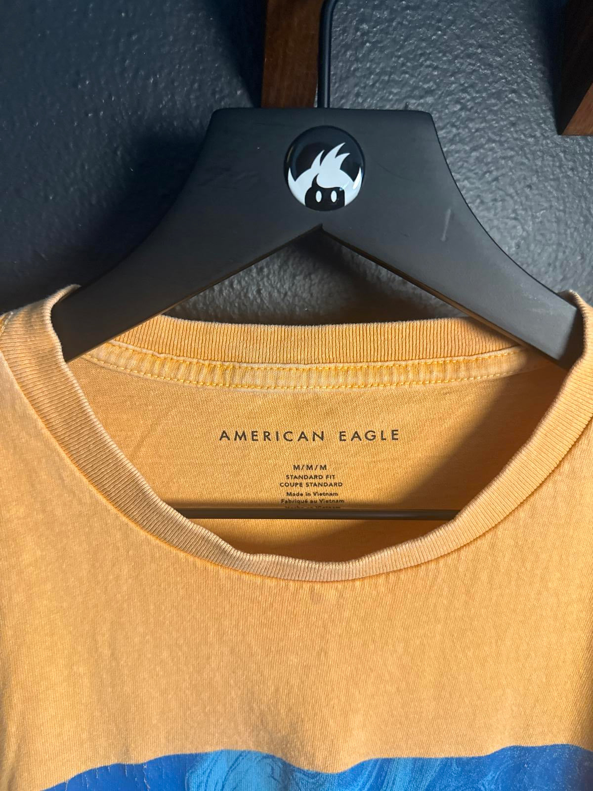 American Eagle Graphic Tee - Ocean Blue Design