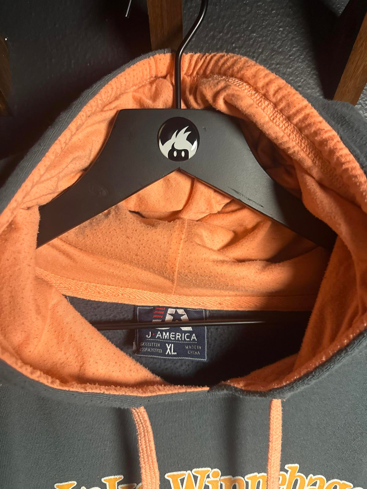 Lake Winnebago Spear'n Bear Sturgeon Spearing Hoodie Sweatshirt Mens XL