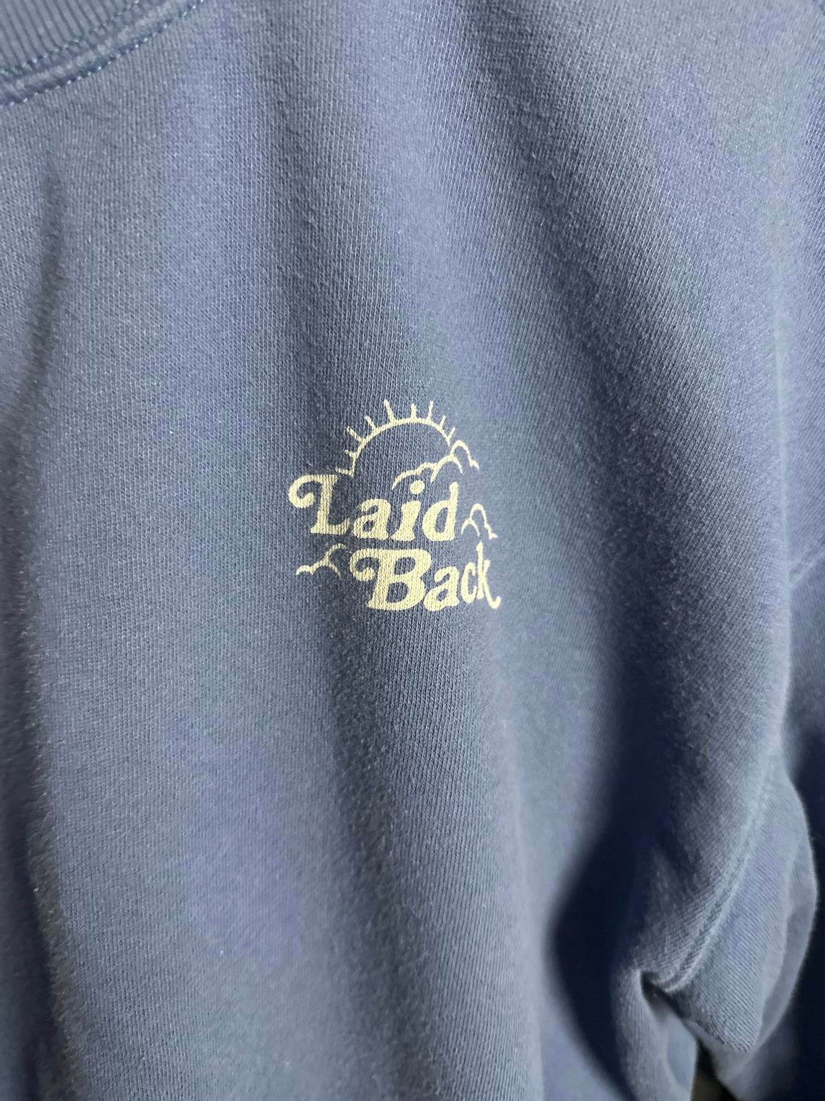 Laid Back Easy Going Cropped Sweatshirt - Cozy Style for Any Occasion