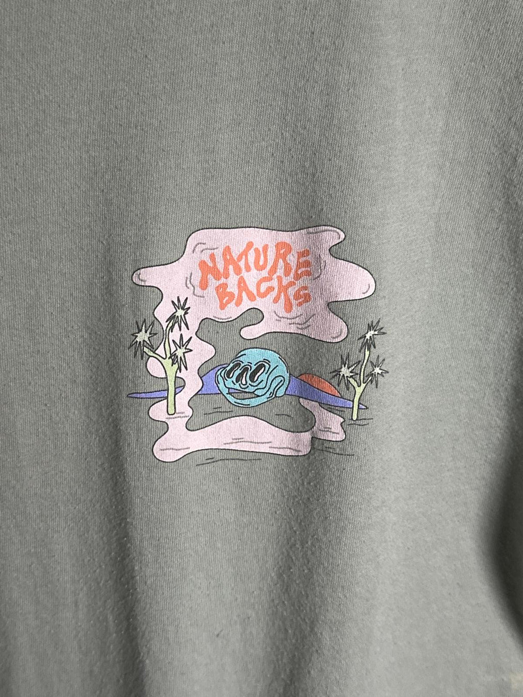Nature Backs Men's Graphic T-Shirt Size M