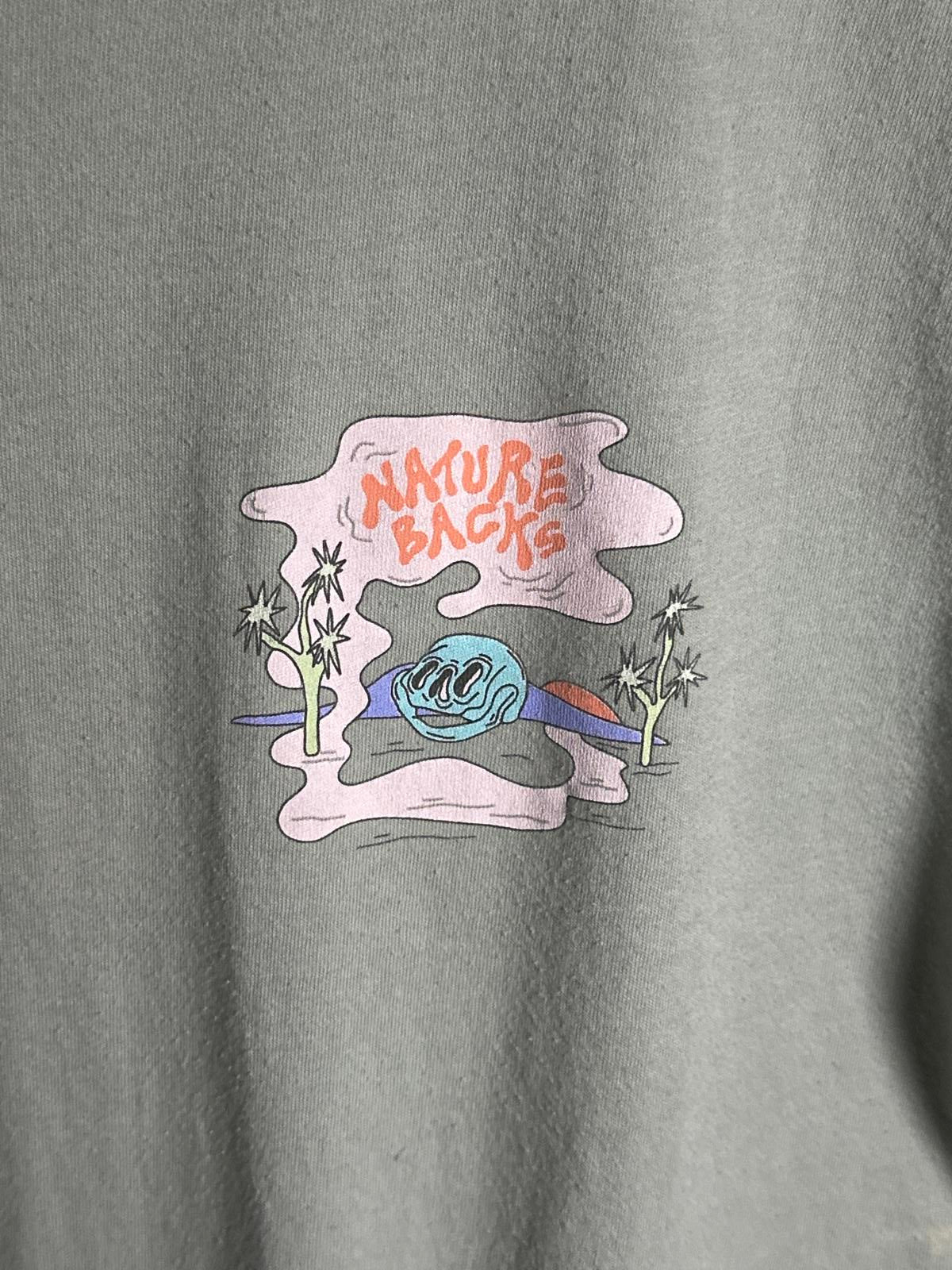Nature Backs Men's Graphic T-Shirt Size M