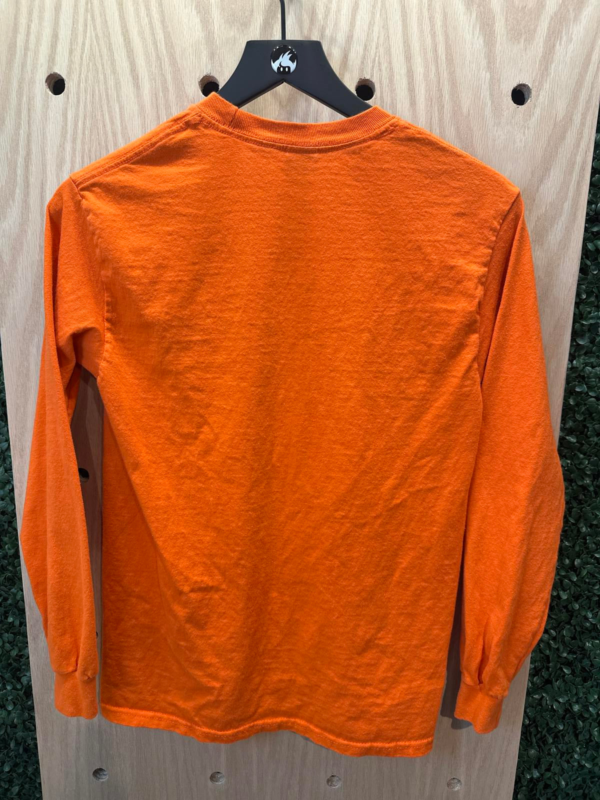 Gildan Orange Illinois Long Sleeve T-Shirt, Size Small