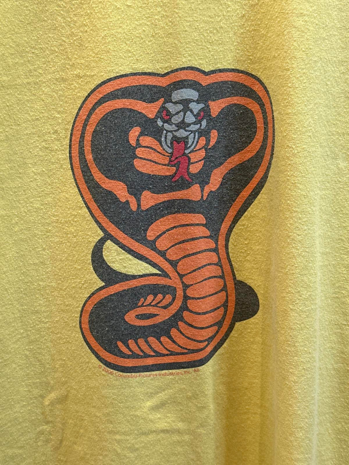 Vintage Yellow Graphic Cobra T-Shirt