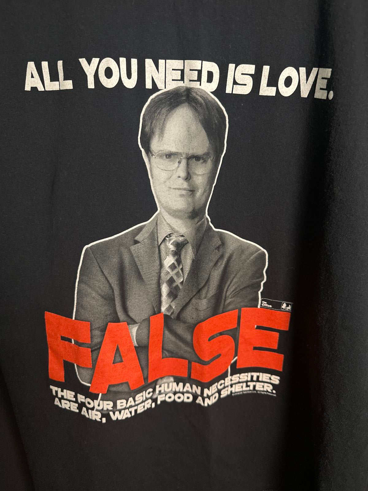 The Office Dwight Schrute T-Shirt - All You Need is Love, FALSE