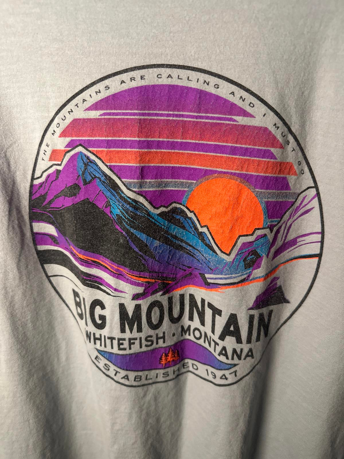 Big Mountain Long Sleeve Tee - Whitefish, Montana