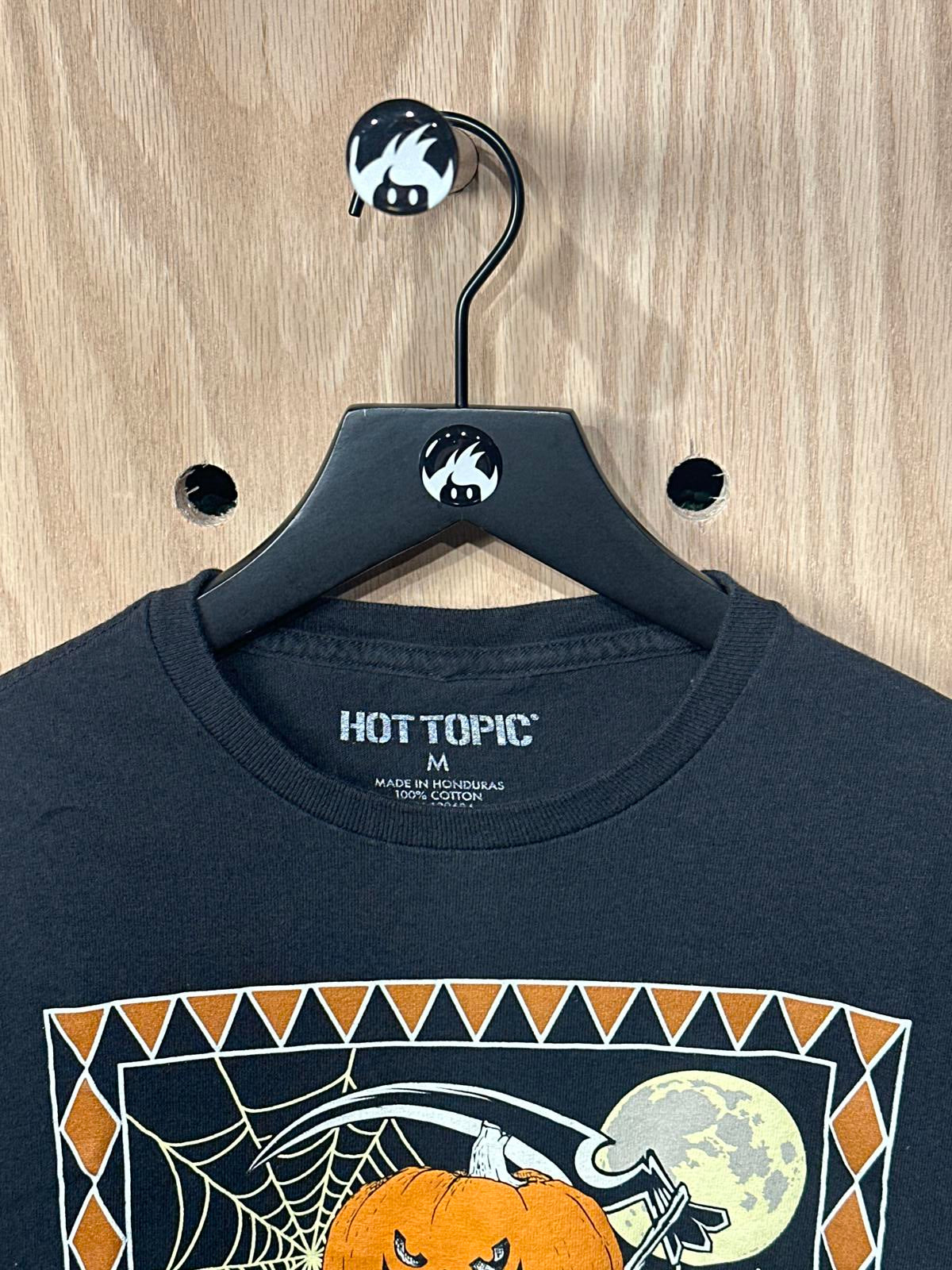 Halloween Grim Reaper Pumpkin Head T-Shirt