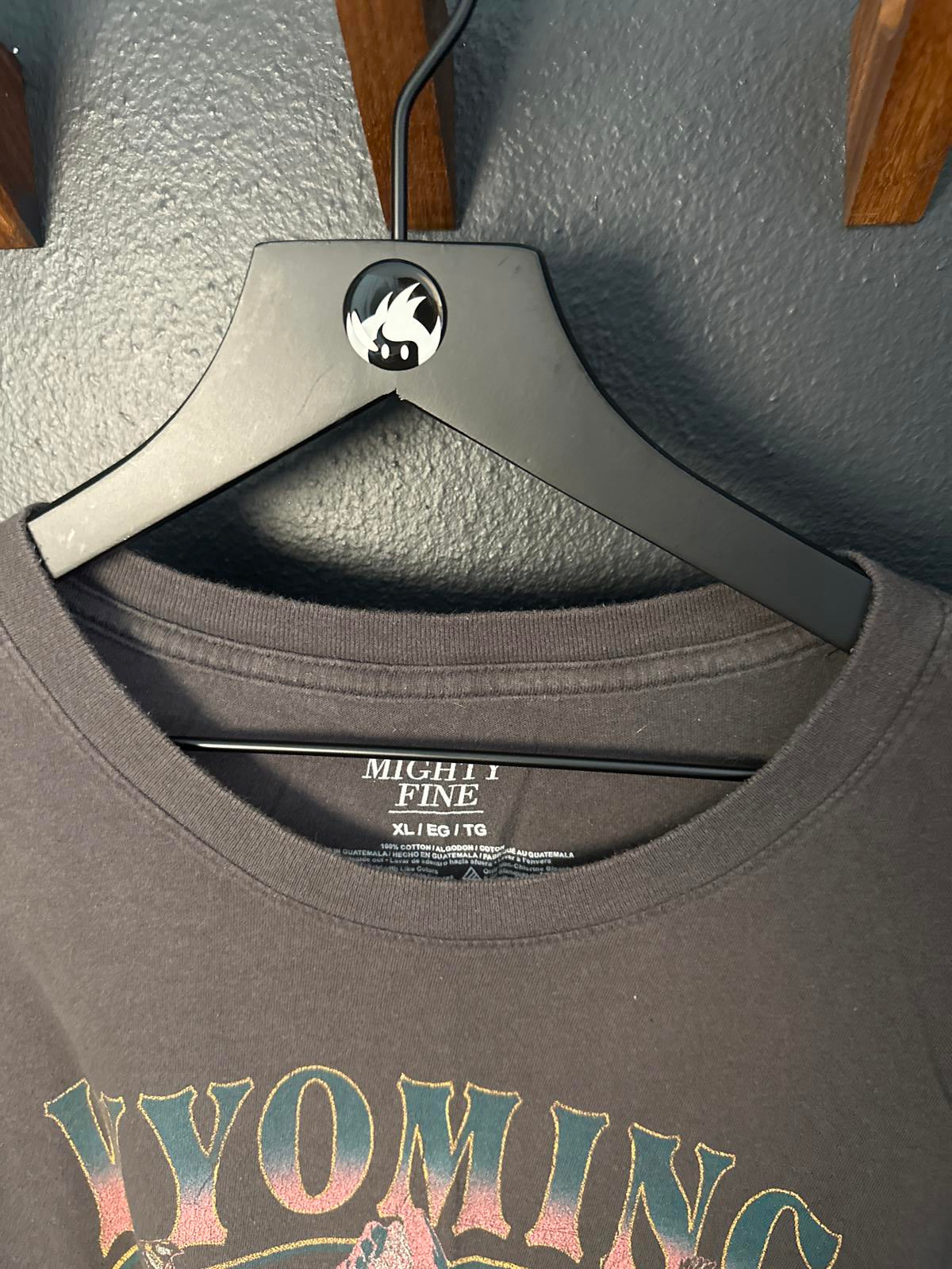 Vintage Style Wyoming Graphic Tee/Crop Tom - Mighty Fine