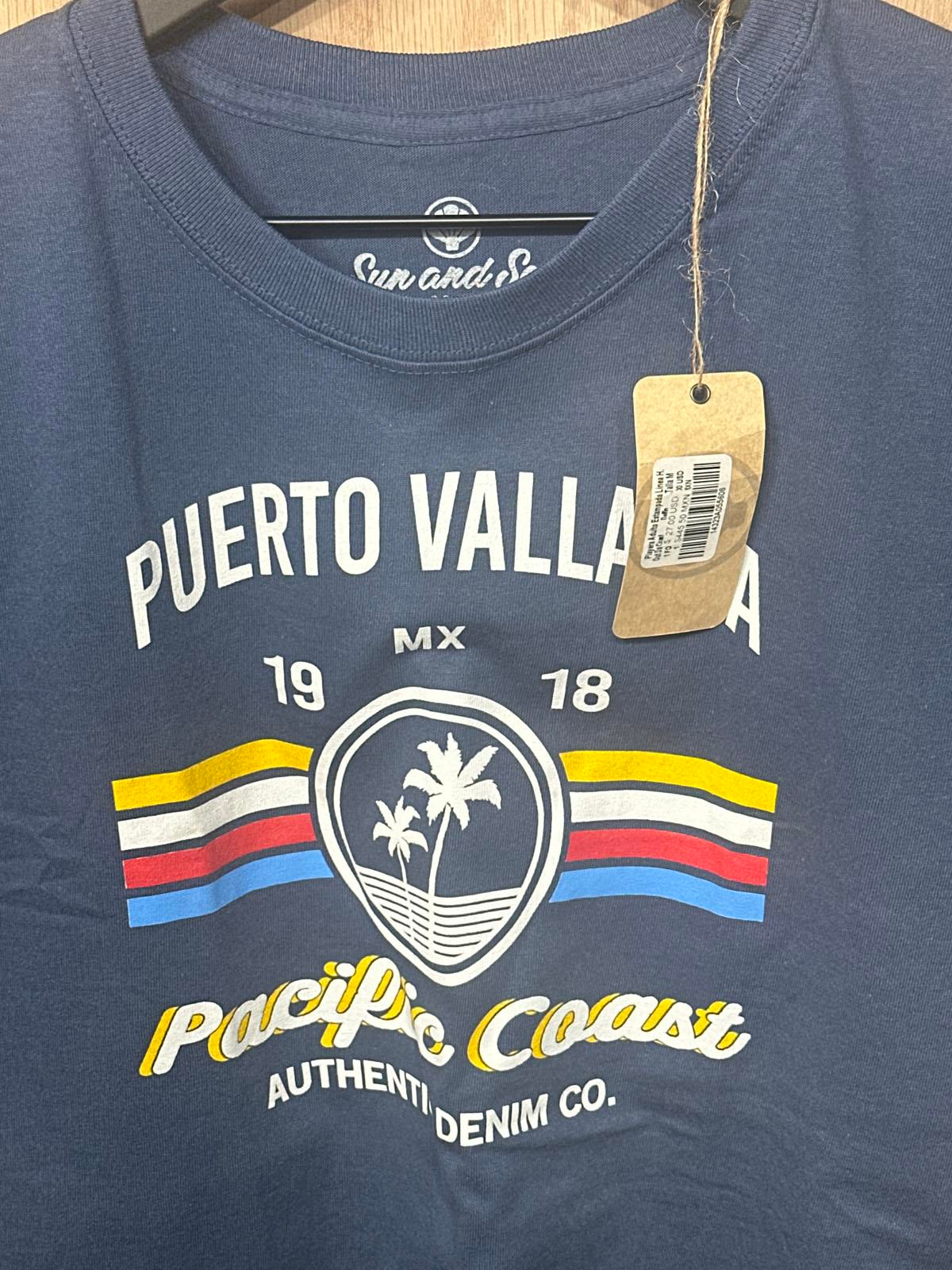 Sun and Sea Men's Puerto Vallarta Pacific Coast Graphic T-Shirt
