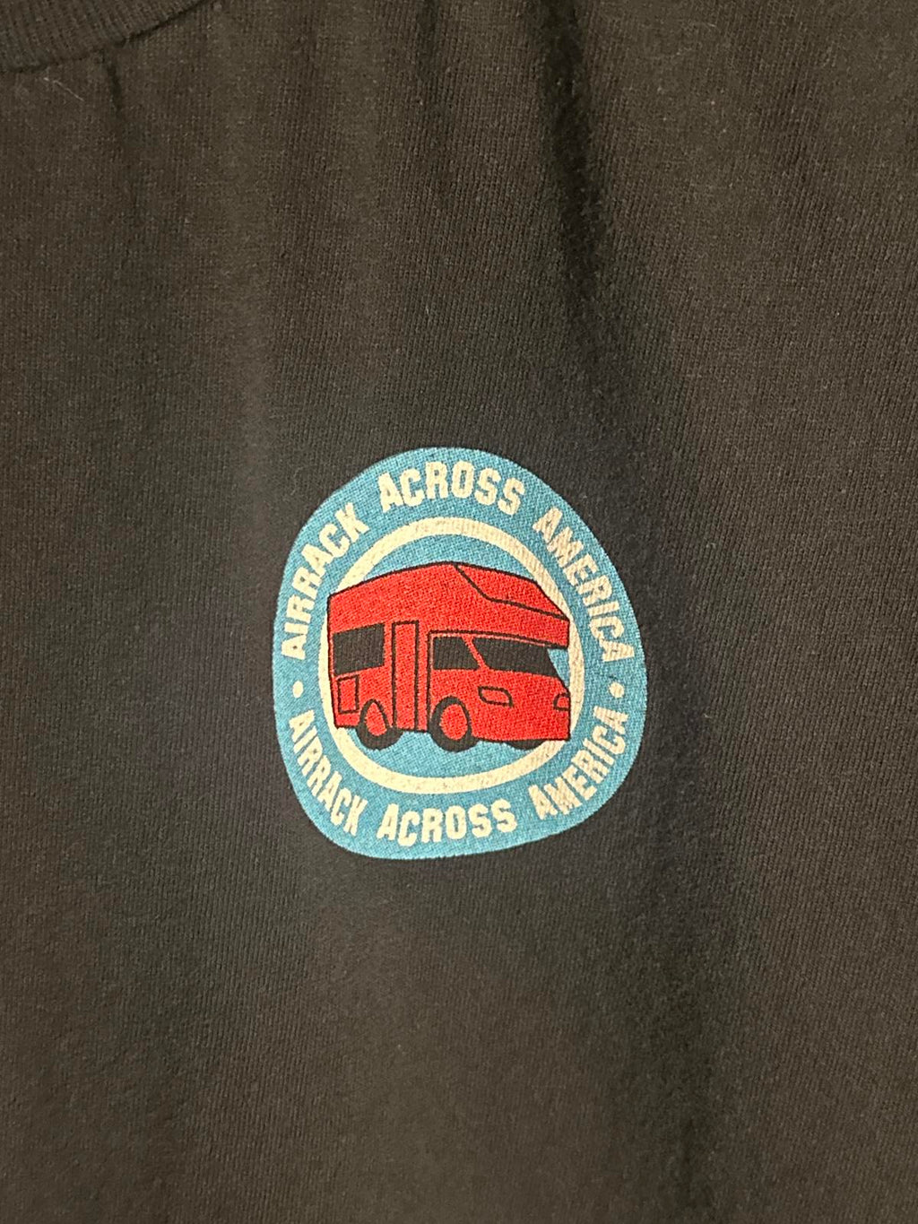 AirRack Across America Black T-Shirt Size Small