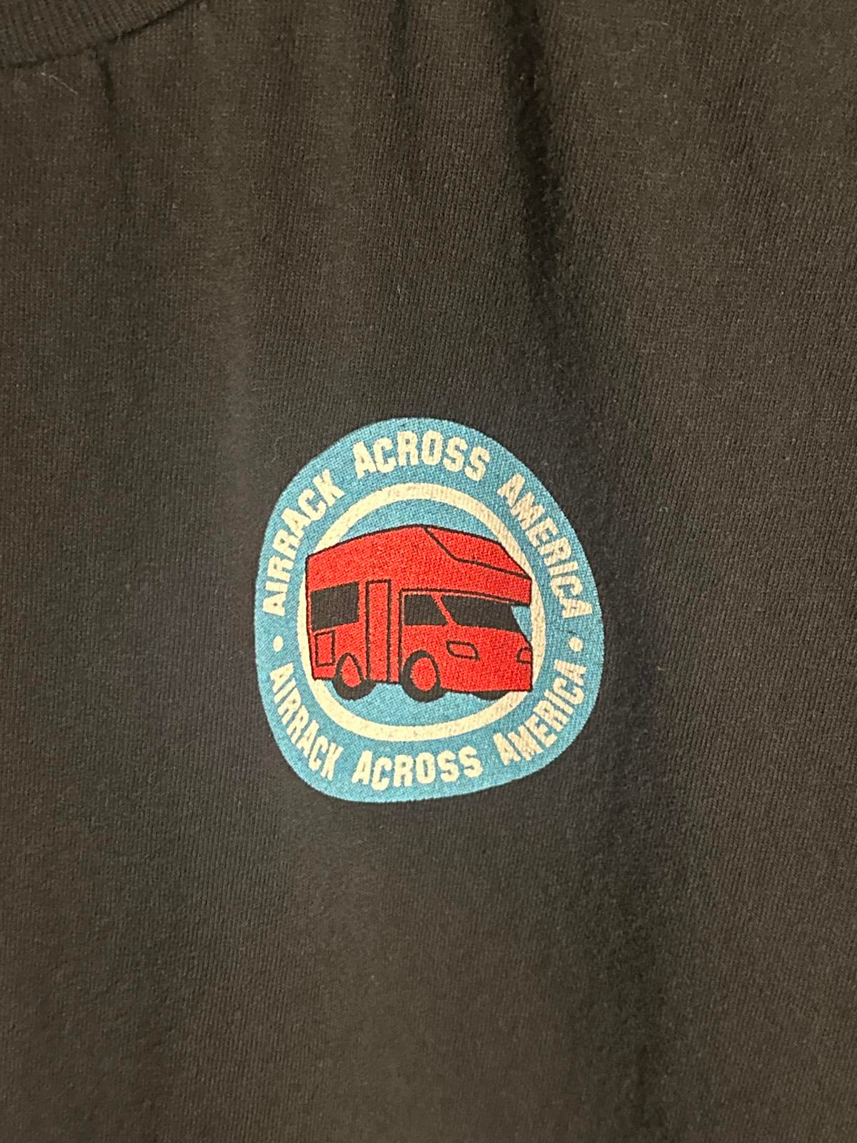 AirRack Across America Black T-Shirt Size Small