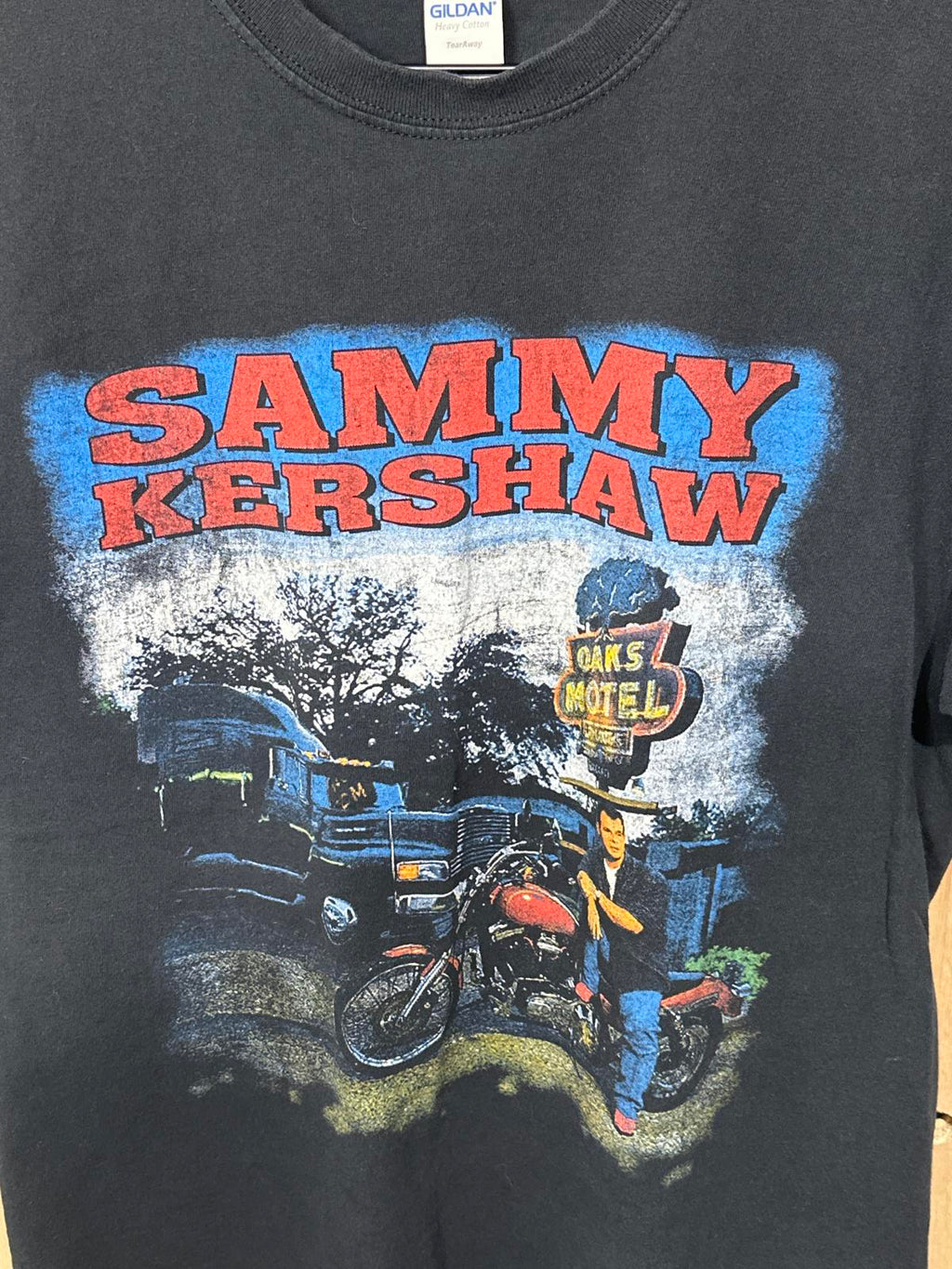 Sammy Kershaw Graphic Black T-Shirt Size Large
