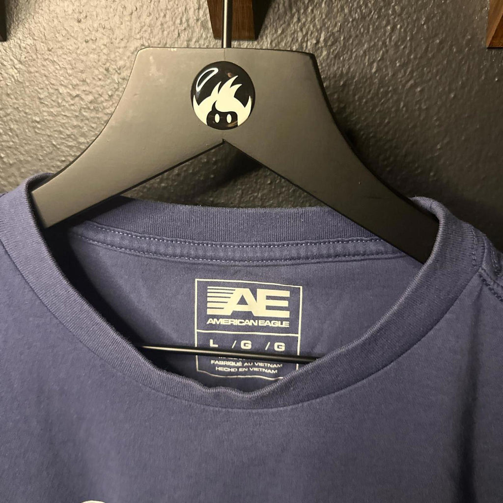 American Eagle Classic Logo T-Shirt - Blue