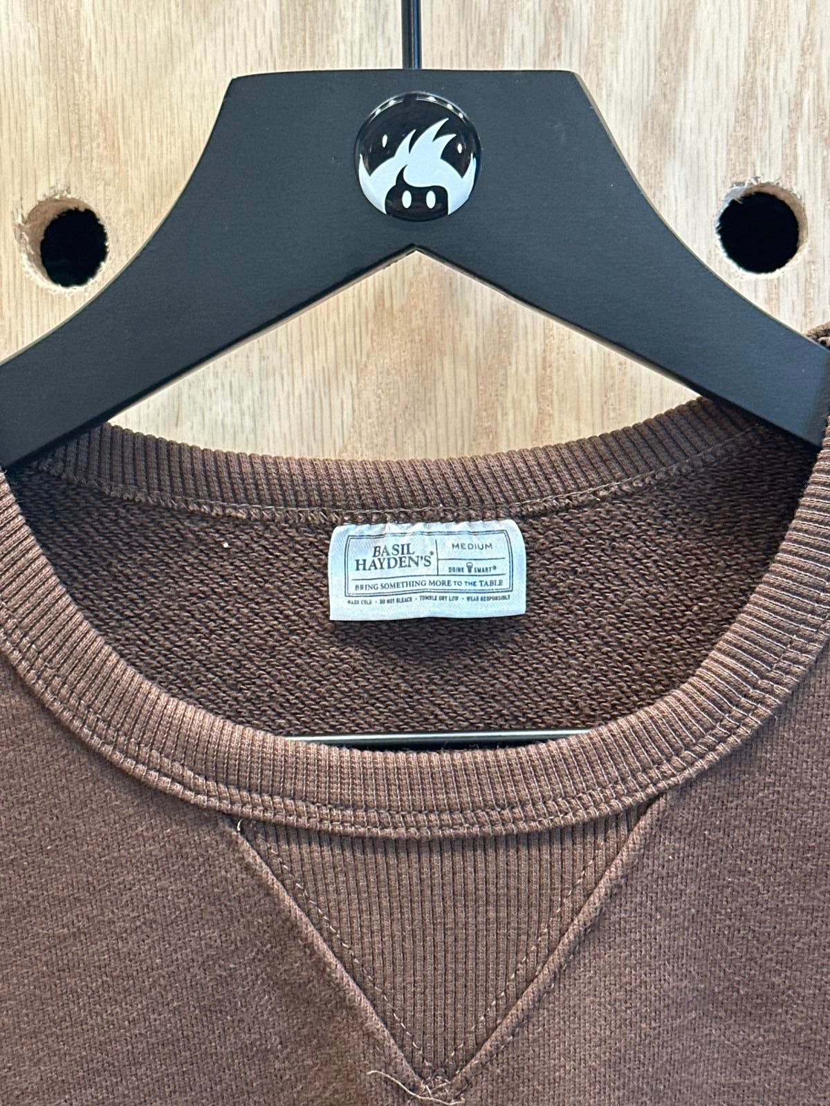 Basil Haydens Brown Crewneck Sweatshirt