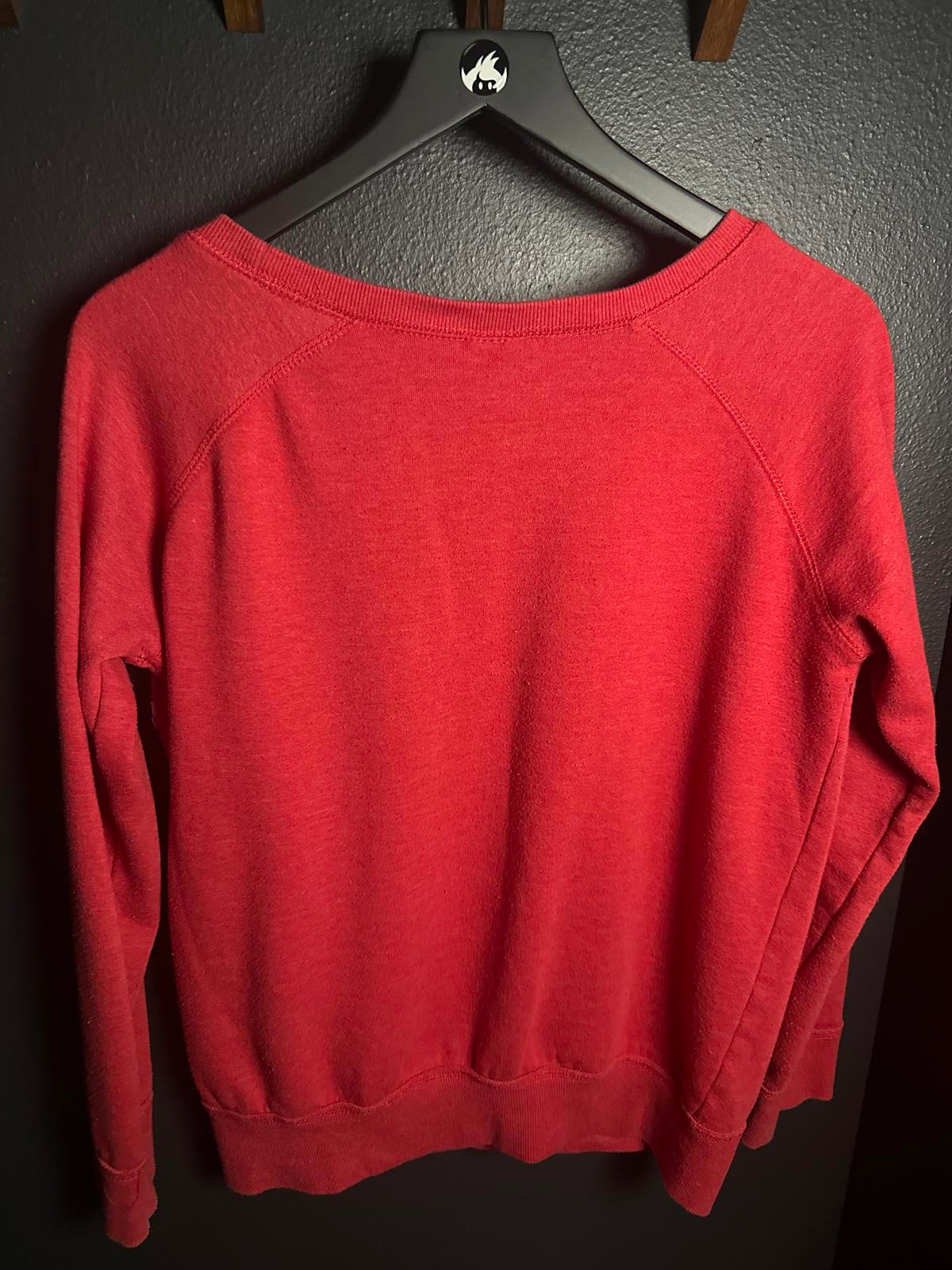 Wisconsin Badgers Red Sweatshirt with Bucky Badger Graphic