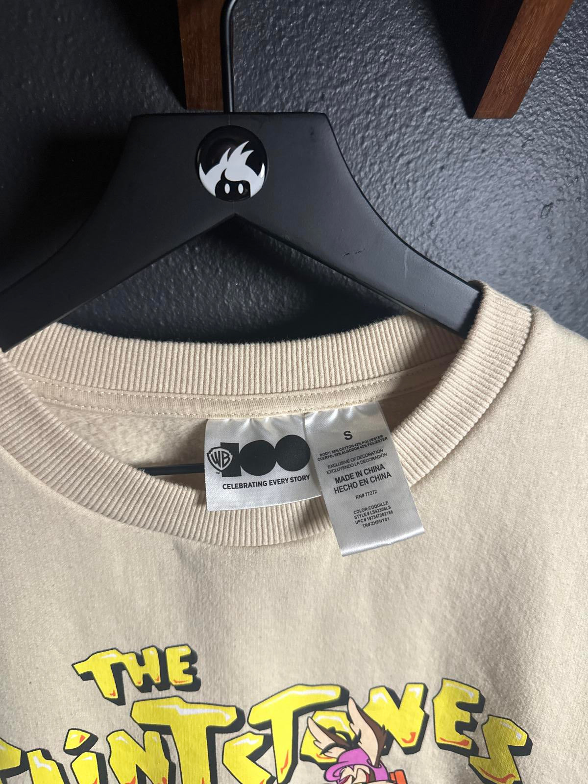 The Flintstones 100 Year Unisex Sweatshirt Size Small