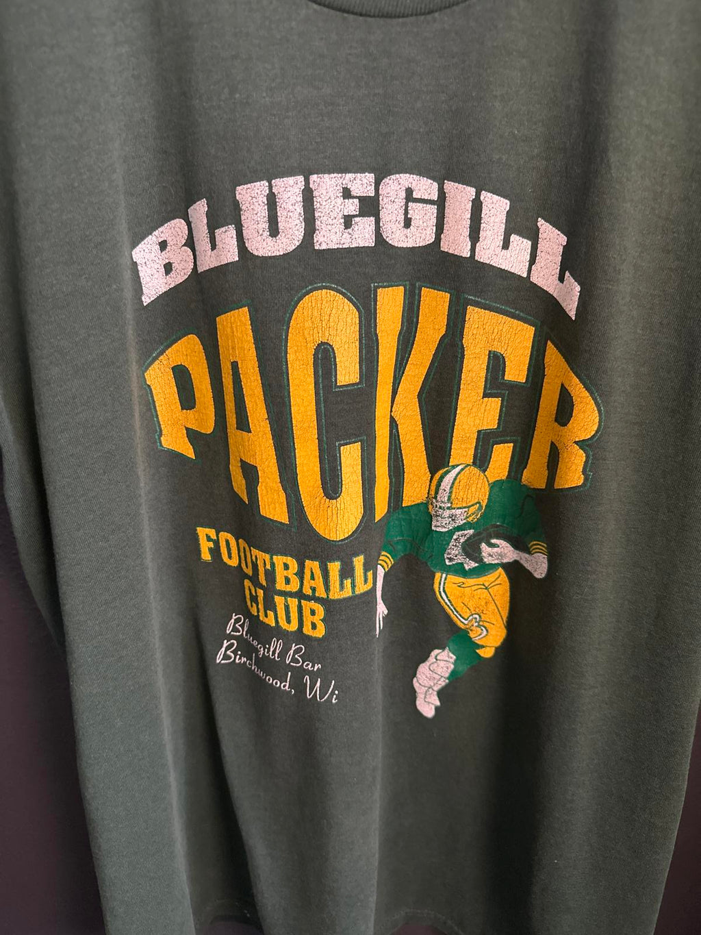 Vintage Bluegill Packer Football Club T-Shirt