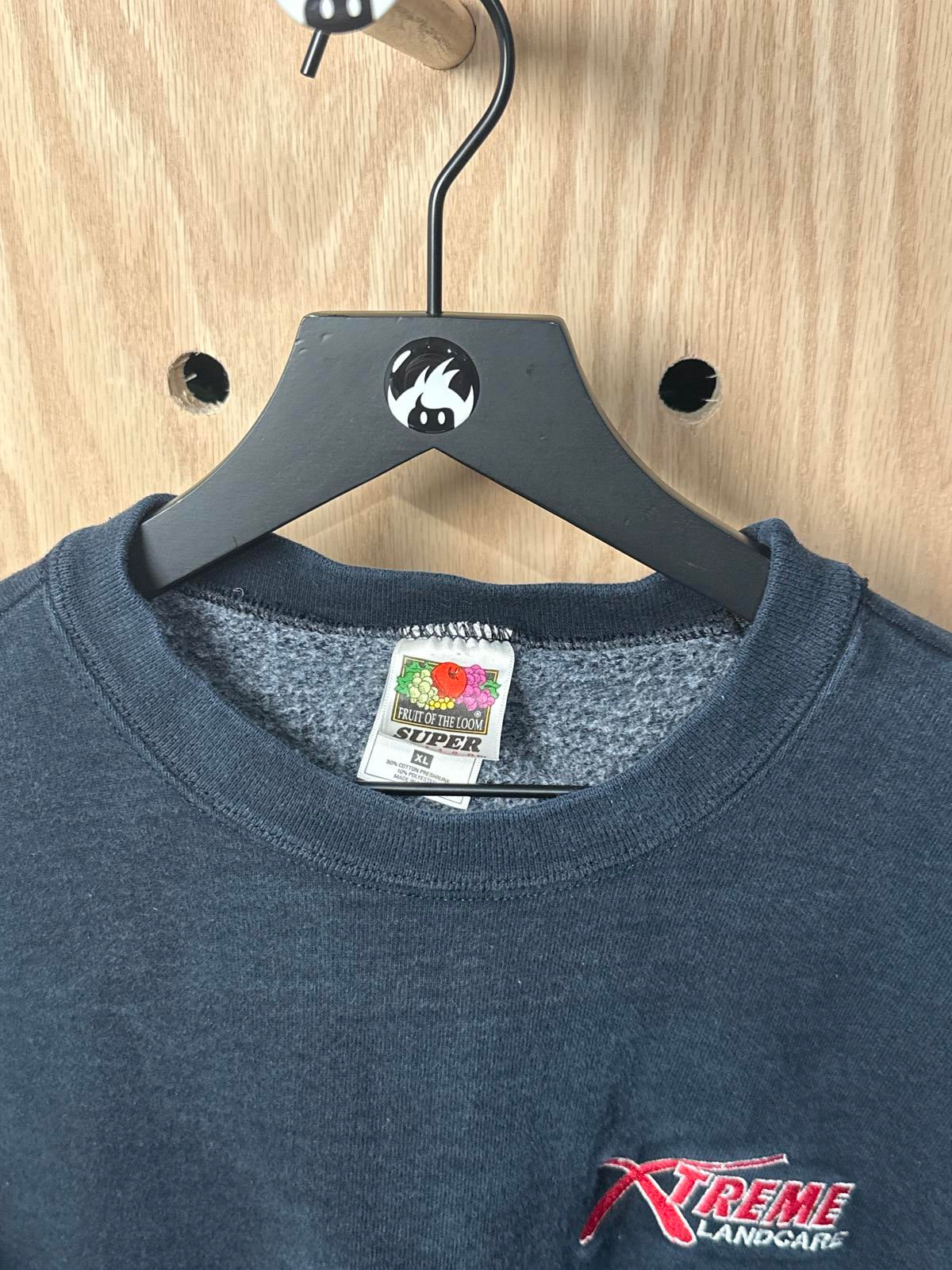 Fruit of the Loom Men's Crewneck Sweatshirt with Xtreme Landcare Logo