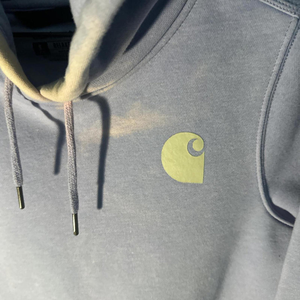 Carhartt Men's Blue and Purple Hoody