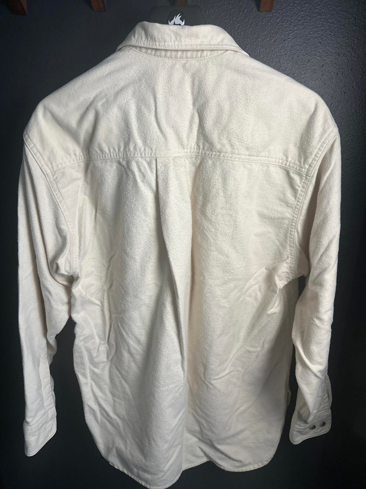 Eddie Bauer Cream Button-Up Shirt