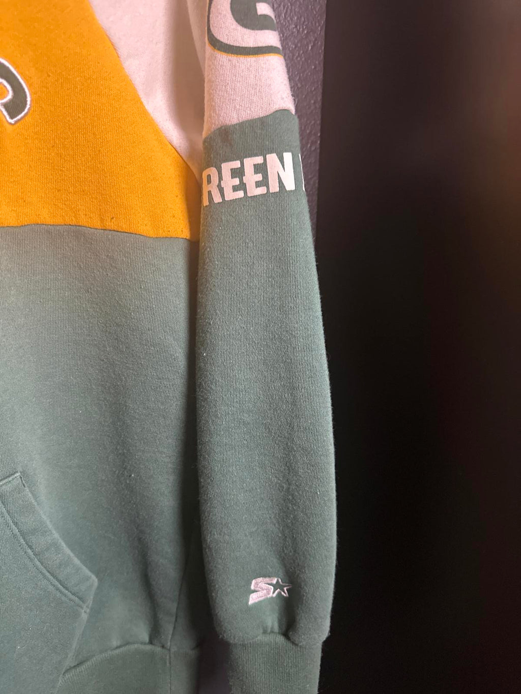 Green Bay Packers Hooded Sweatshirt - Vintage Style