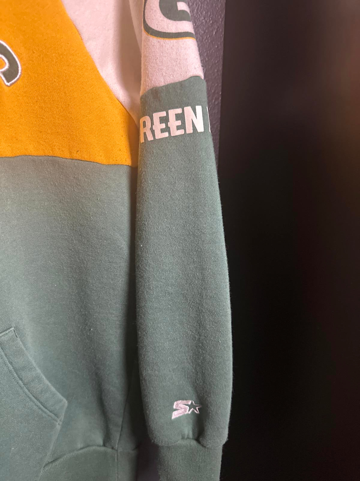 Green Bay Packers Hooded Sweatshirt - Vintage Style