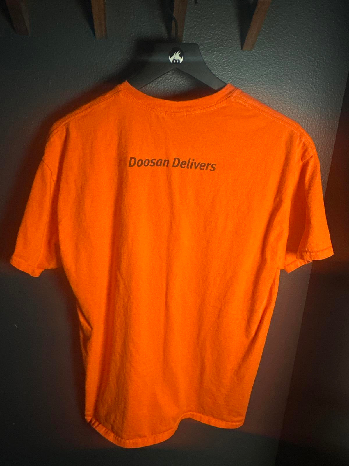 Doosan Orange Graphic T-Shirt, Men's Large