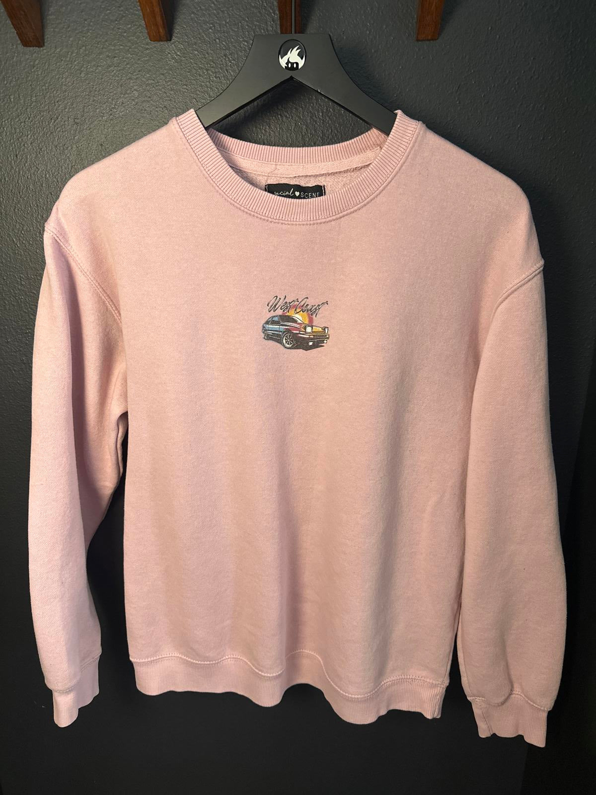 West Coast Graphic Crewneck Sweatshirt by Social Scene