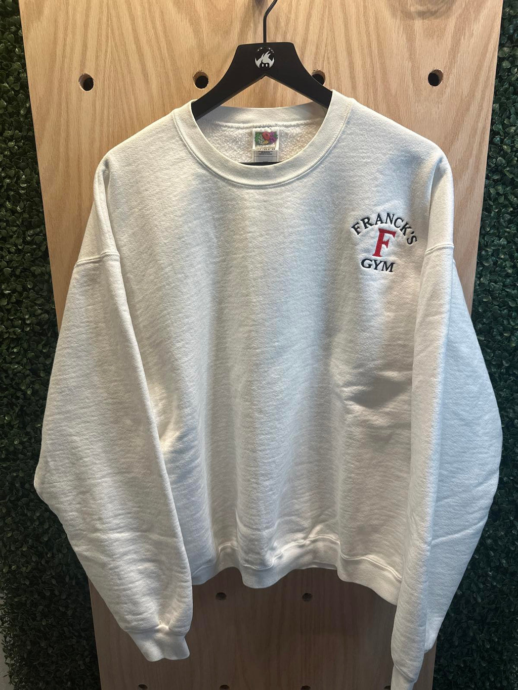 Fruit of the Loom Vintage Franck's Gym Embroidered Sweatshirt