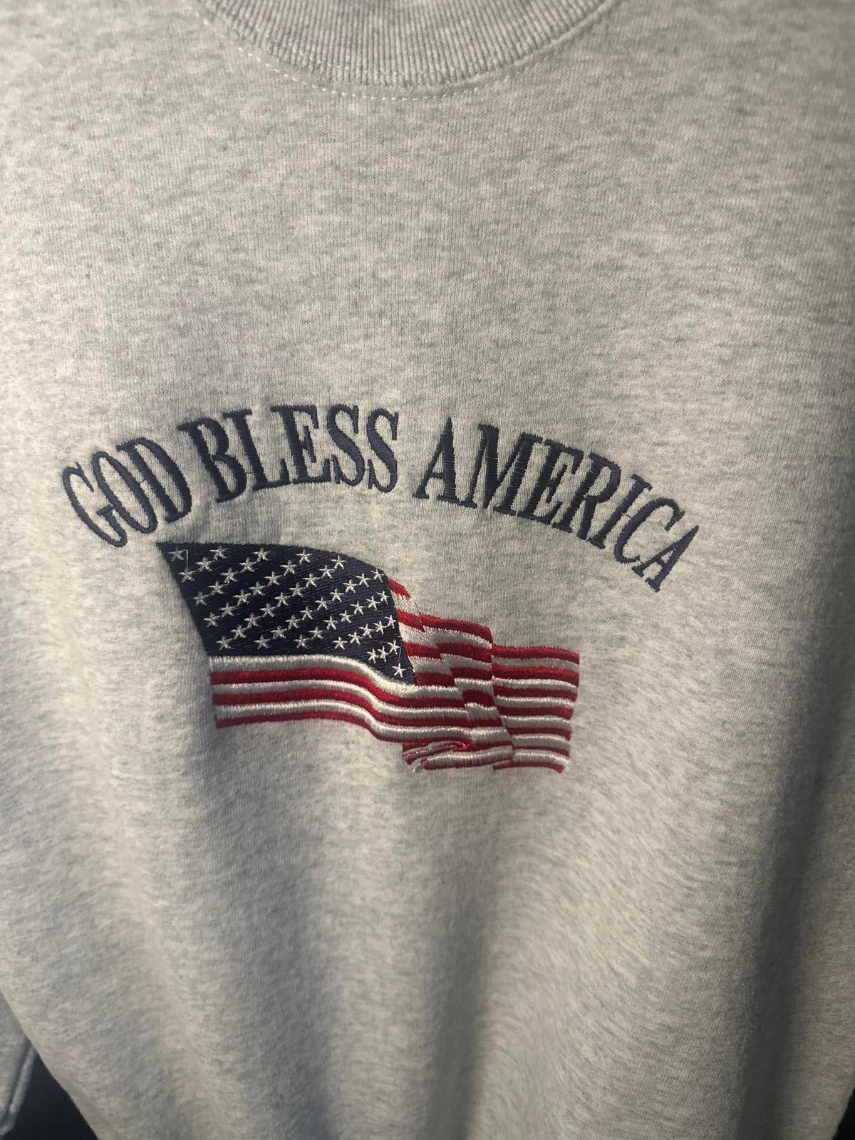 Vintage God Bless America Sweatshirt