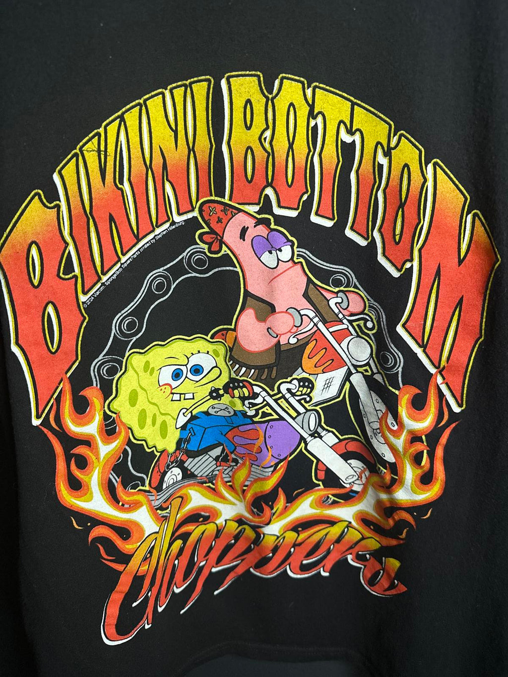 Bikini Bottom Choppers Graphic Tee - SpongeBob SquarePants and Patrick Star