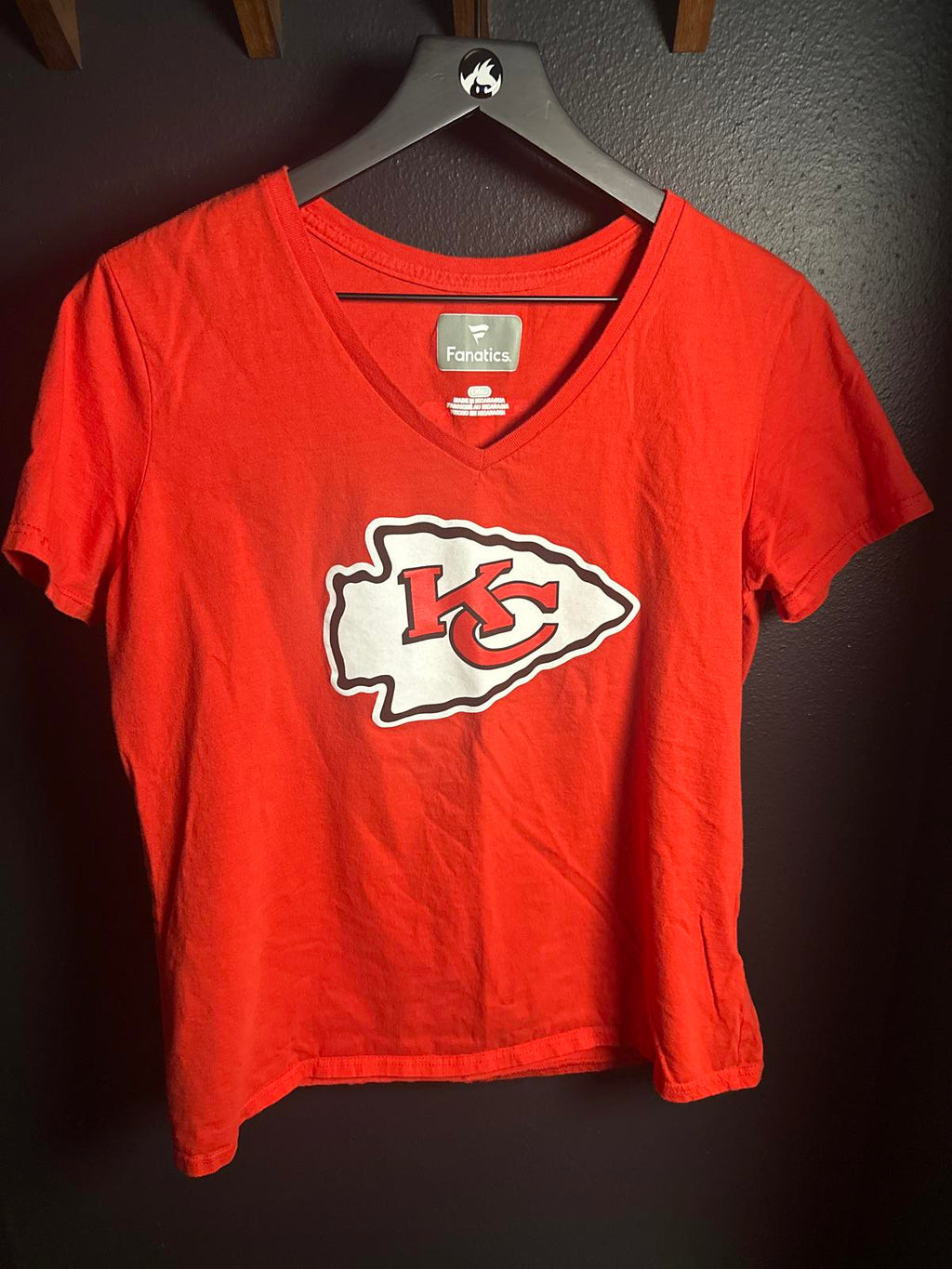 Fanatics Kansas City Chiefs V-Neck Tee - Kelce 87