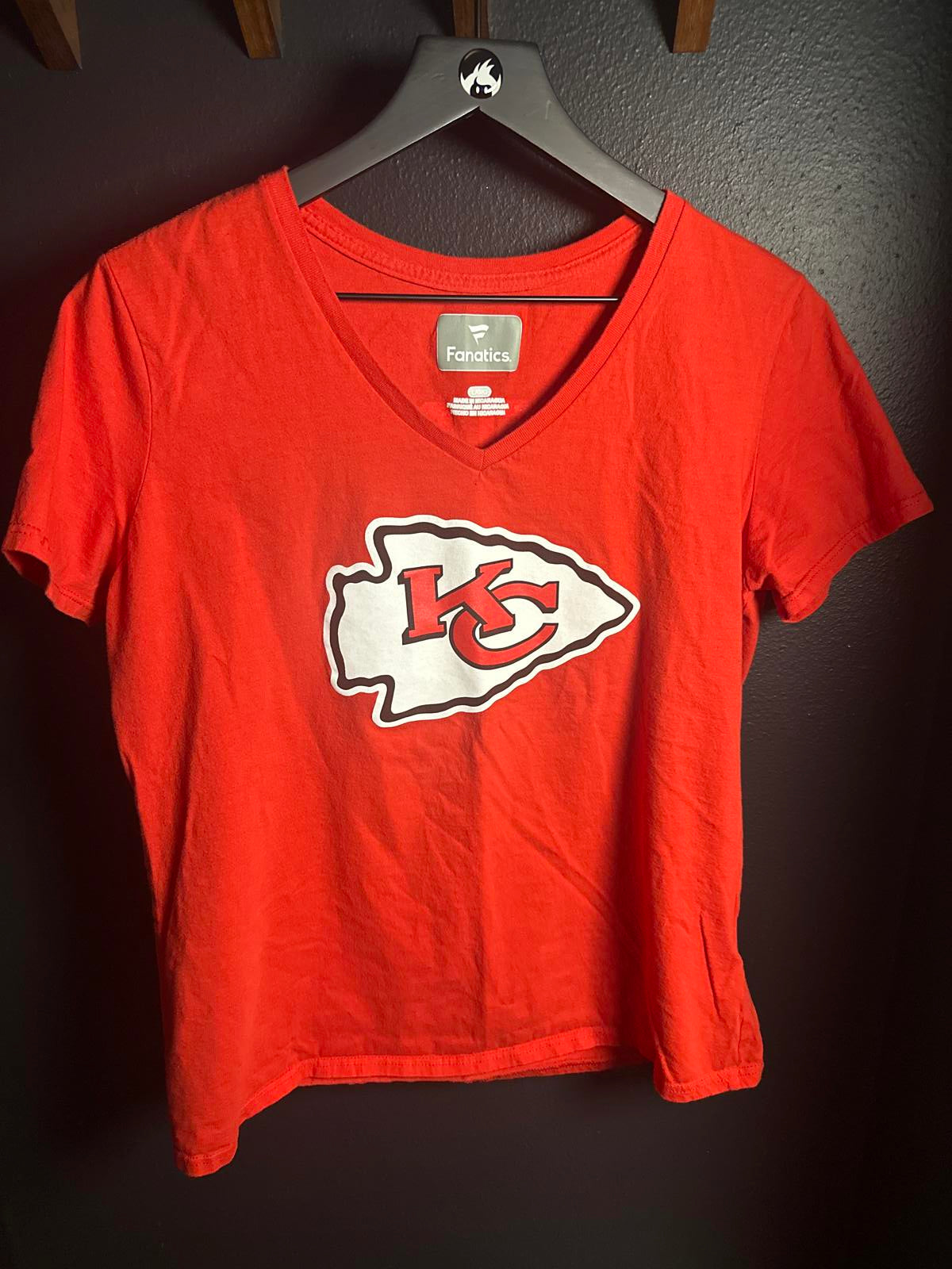 Fanatics Kansas City Chiefs V-Neck Tee - Kelce 87