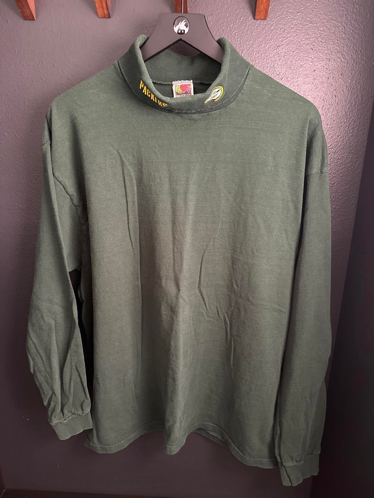 Vintage Green Bay Packers Heavyweight Long Sleeve Turtleneck