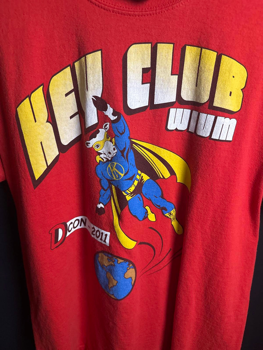Retro Key Club T-Shirt - Dcon 2011 - Red Graphic Tee