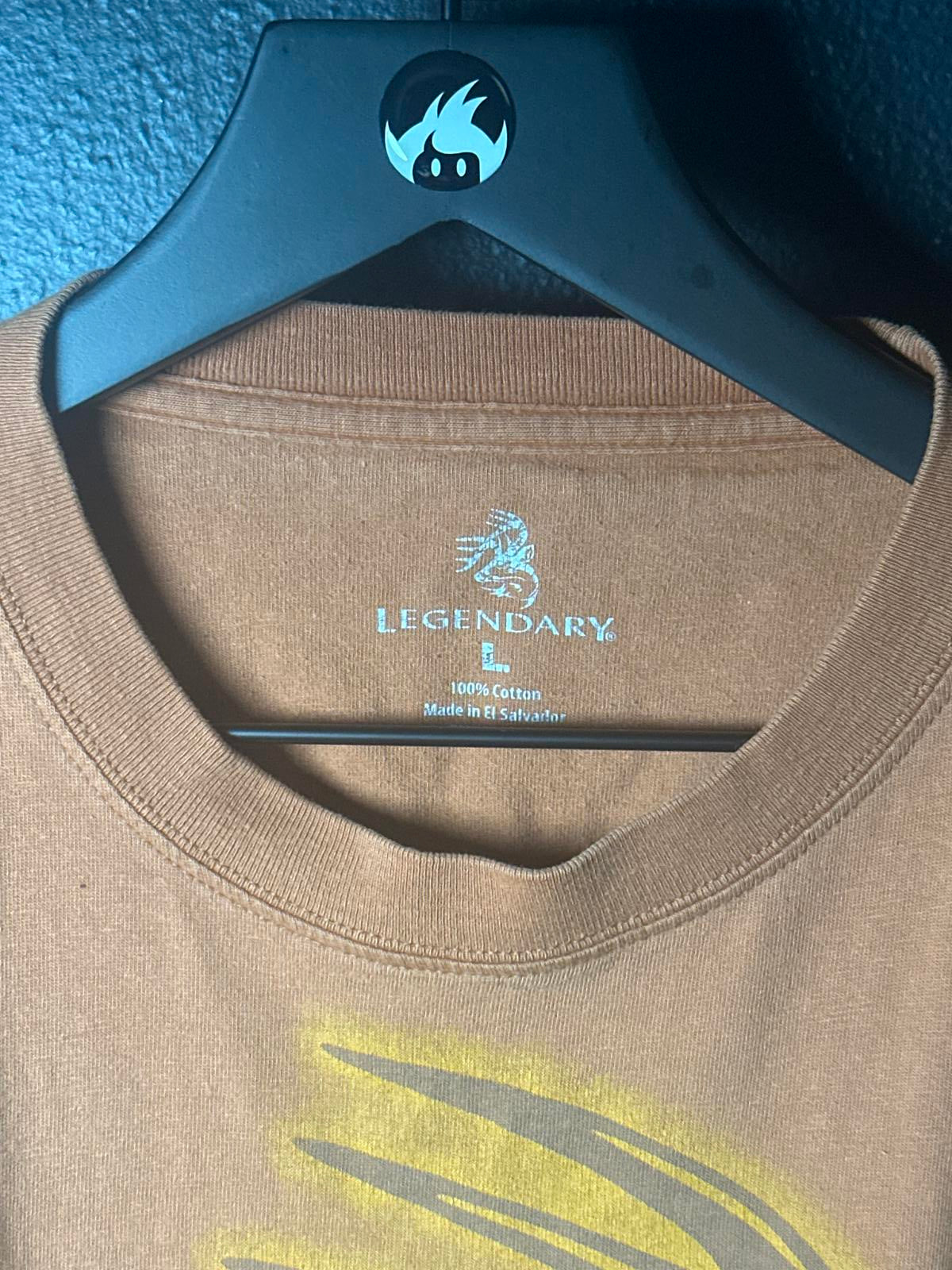 Legendary Men's Brown Graphic T-Shirt with Deer Print