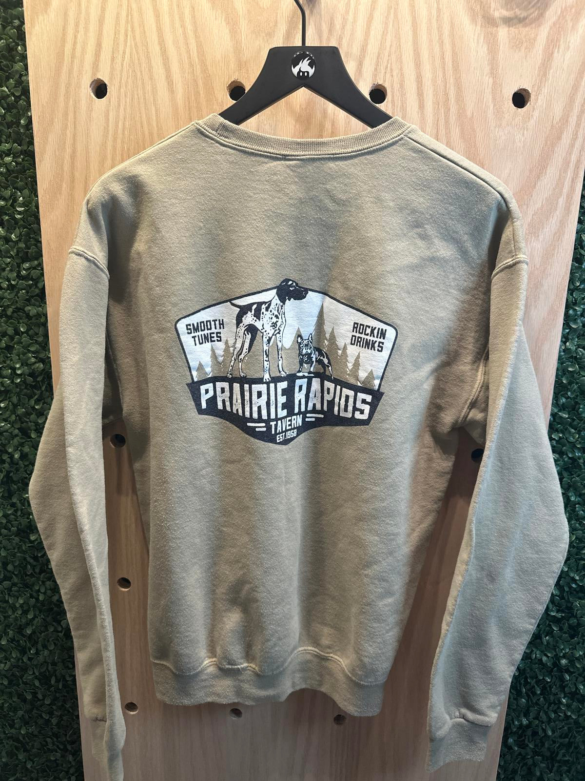 Men's Jerzees Crewneck Sweatshirt with Dog Print