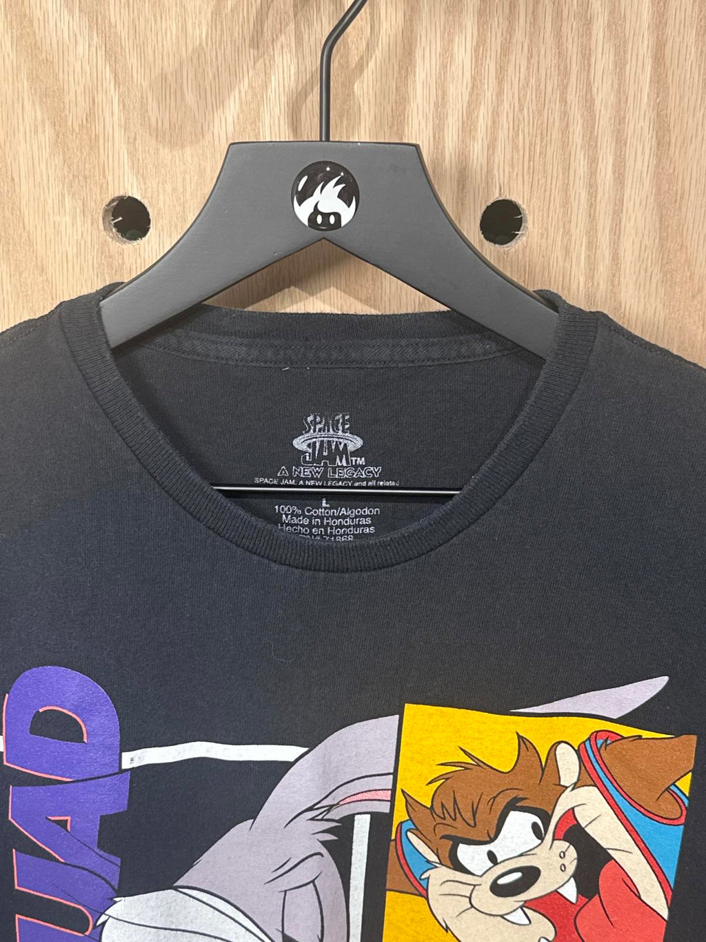 Space Jam Tune Squad Men's Black Graphic T-Shirt