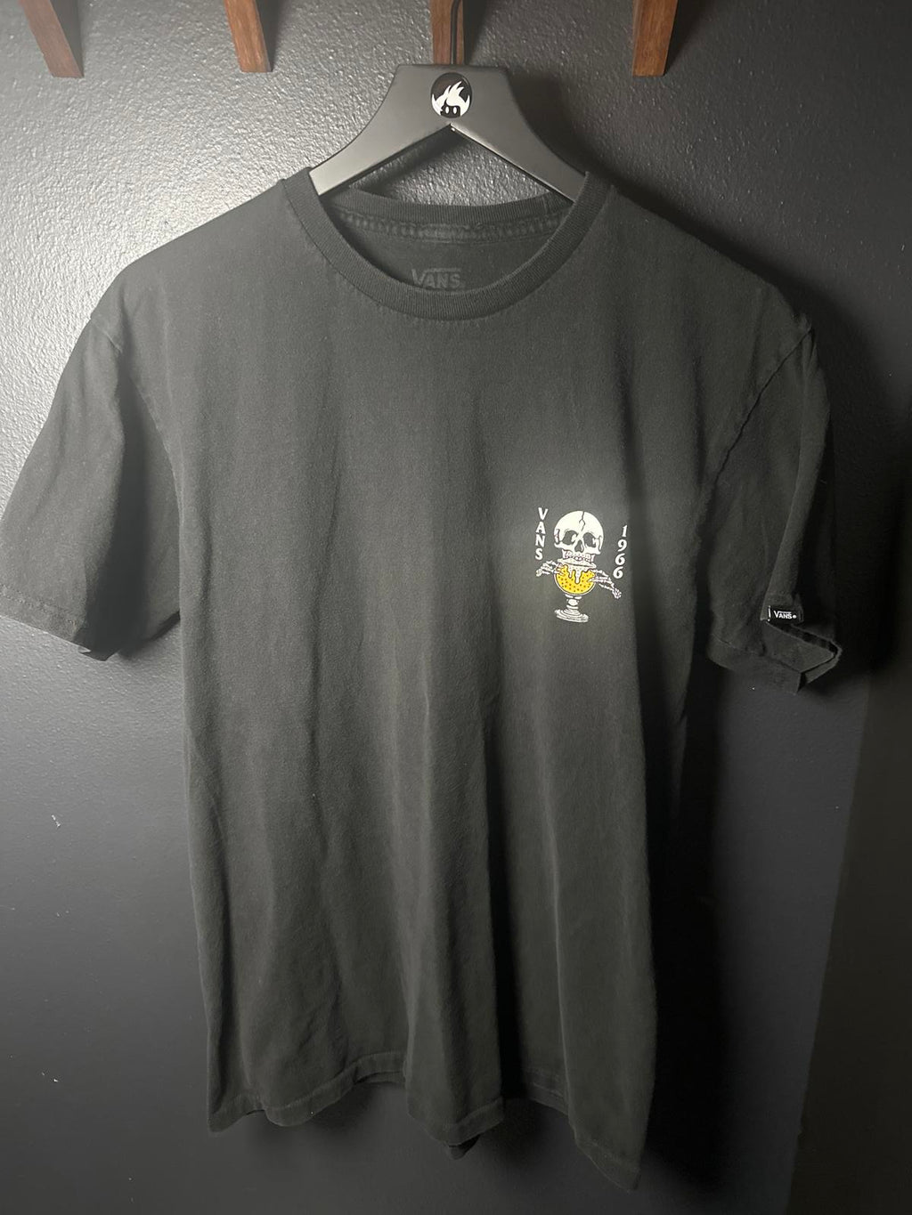 Vans Black Graphic Skull T-Shirt