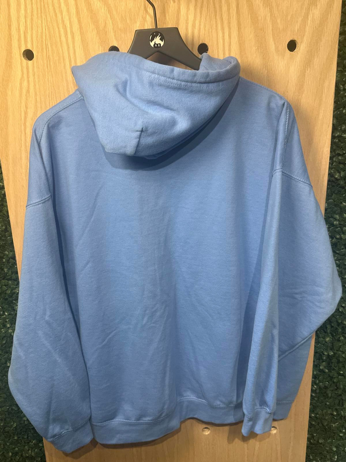 Homespun Montana Light Blue Hoodie Size 2XL
