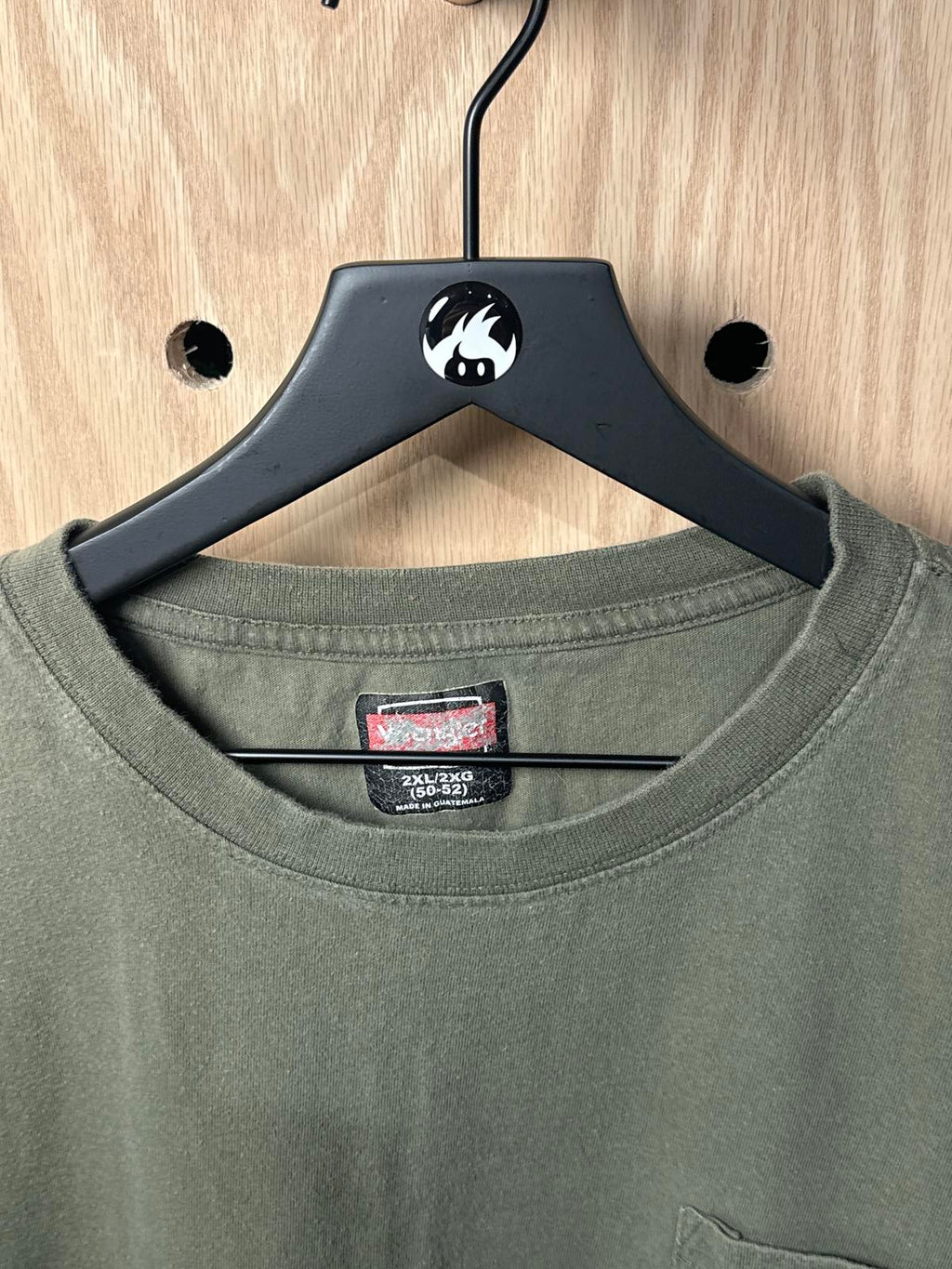 Wrangler Men's Olive Green Short Sleeve T-Shirt with Pocket