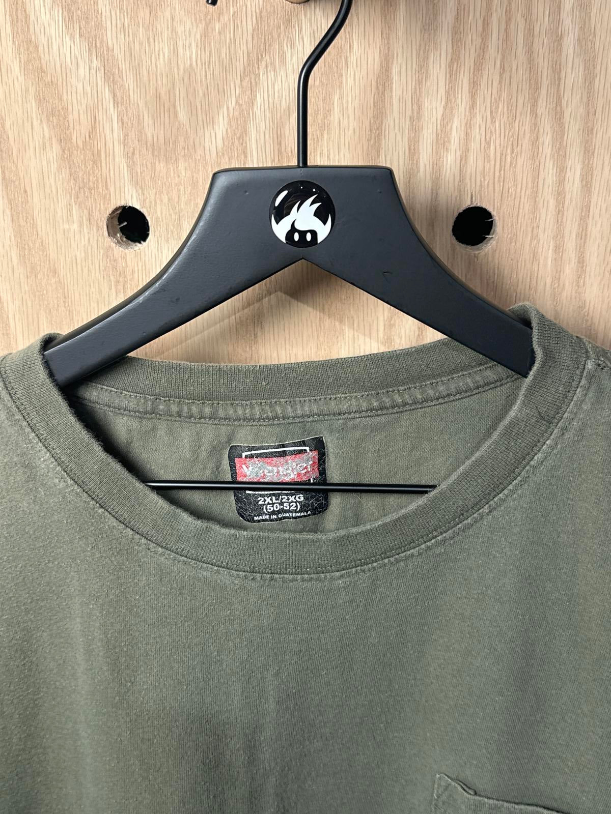 Wrangler Men's Olive Green Short Sleeve T-Shirt with Pocket