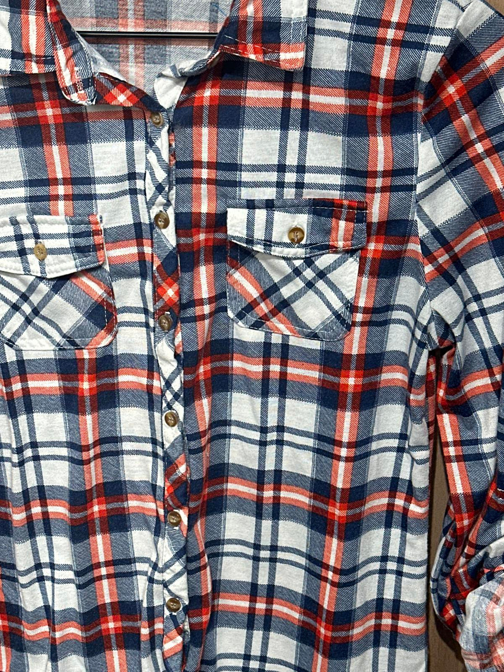 Daytrip Women's Casual Plaid Button-Up Shirt