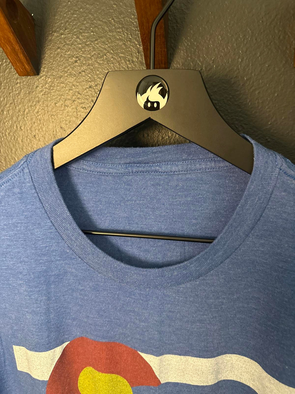 Colorado Flag Graphic T-Shirt - Soft Blue Tee