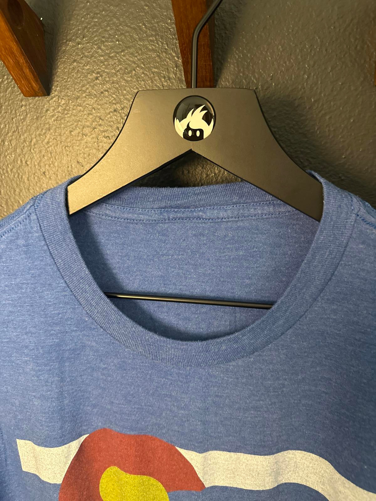 Colorado Flag Graphic T-Shirt - Soft Blue Tee