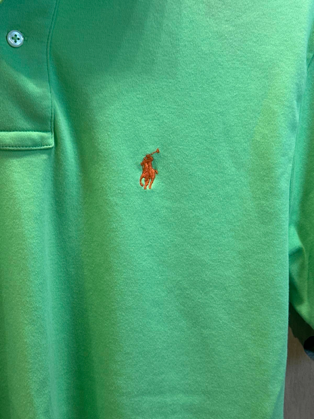 Vintage Men's Polo Shirt by Ralph Lauren - Green